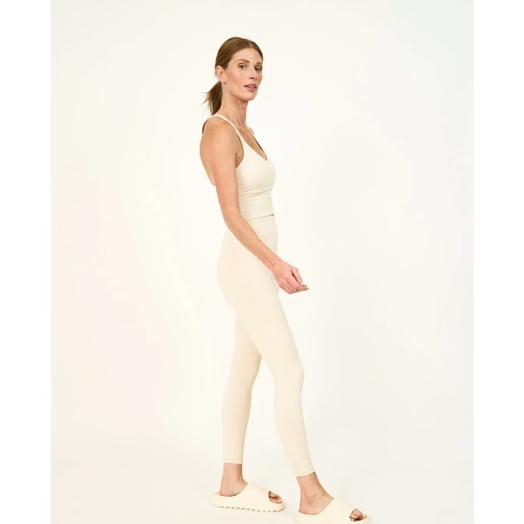 Beige brand new with tag legging and tank set - Picture 2 of 2